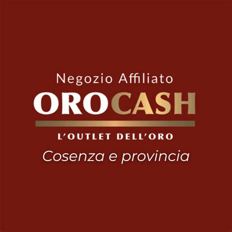 OroCash Cosenza e Provincia.